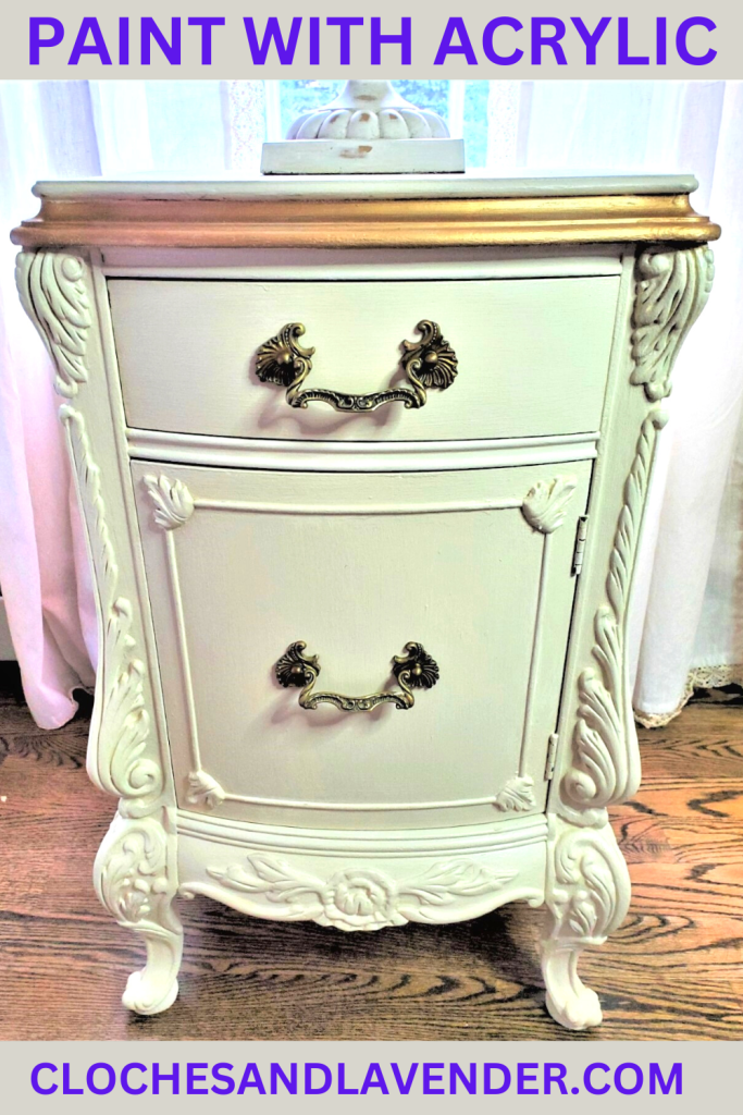 PAINTING FURNITURE WITH ACRYLIC PAINT PIN
