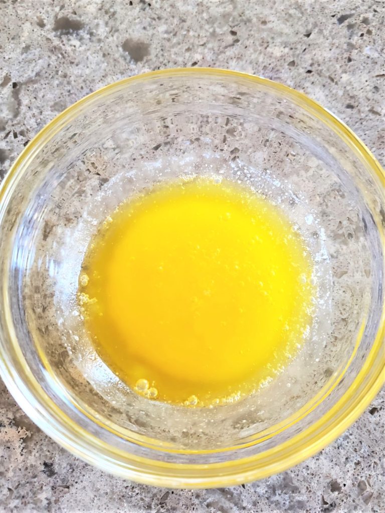 2-3 tablespoon melted butter