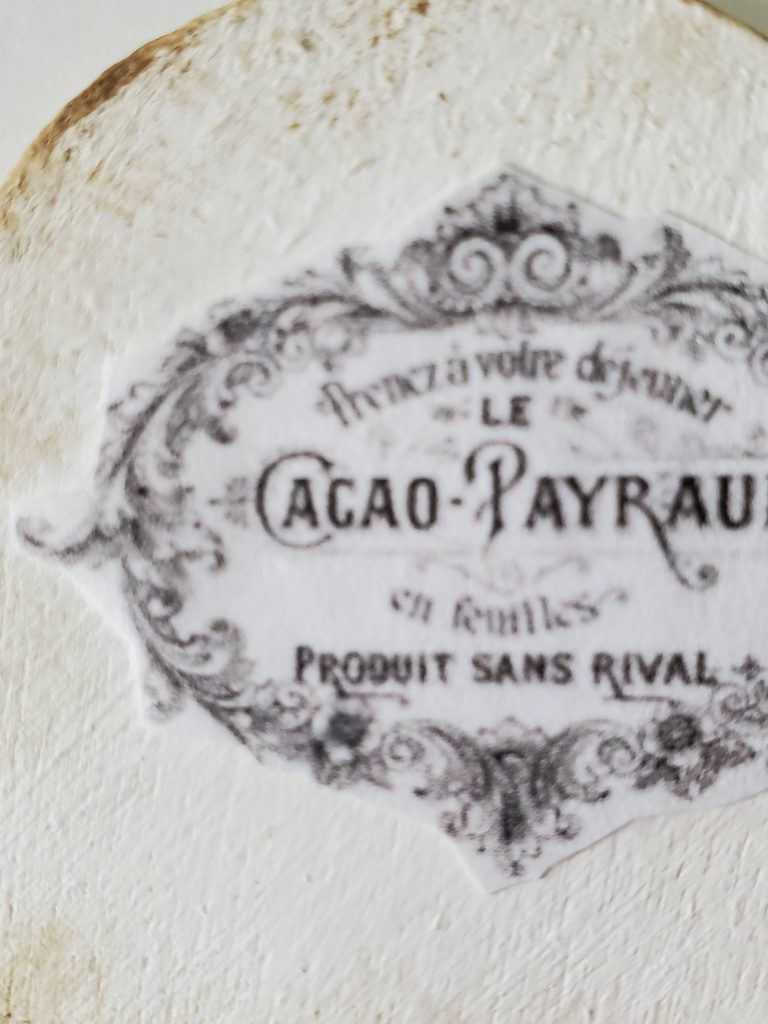closeup of graphic