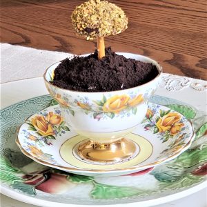closeup-chocolate-covered-mushroom-yellow-cup