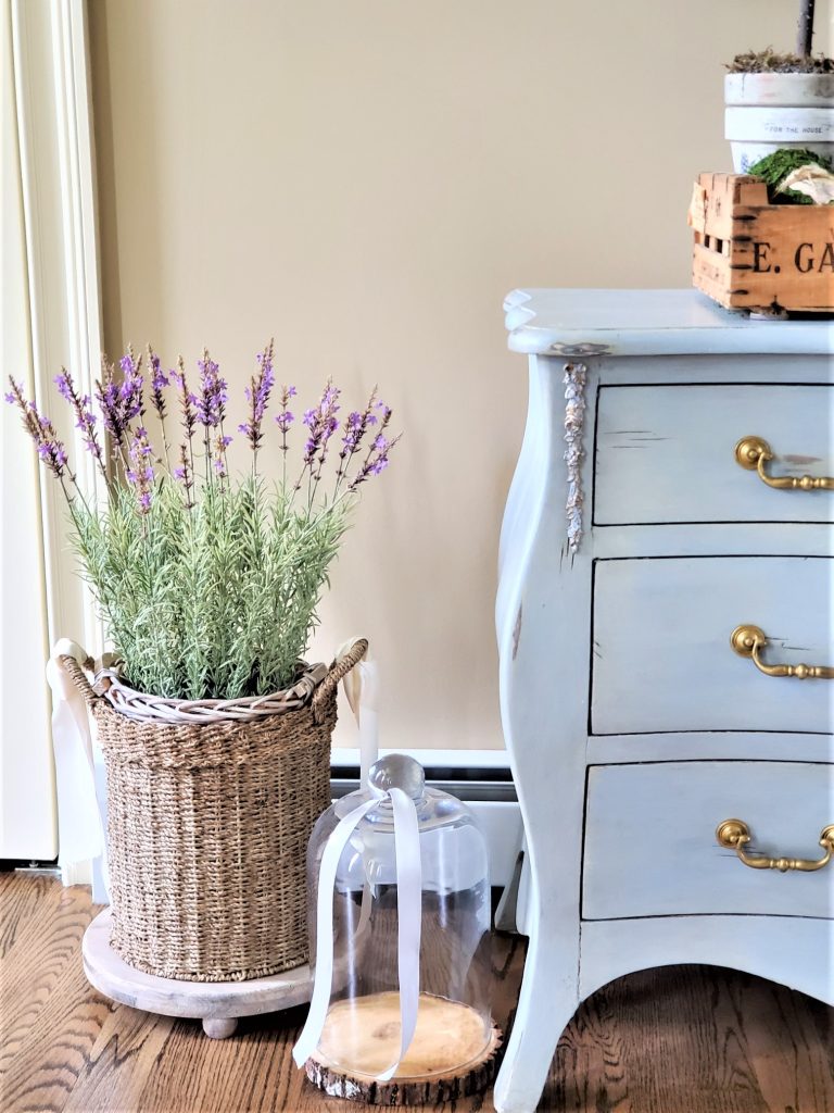 lavender-basket-cloche-satin-ribbon-for-summer-decorating