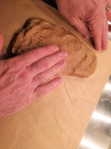 best-gingerbread-biscotti-dough-getting-shaped