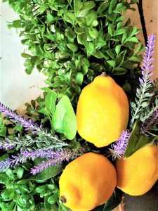 lavender-lemons-leaves-faux-boxwood-wreath