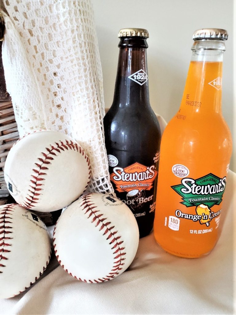 soda-bottles-aged-baseballs-flags-for-the-fourth