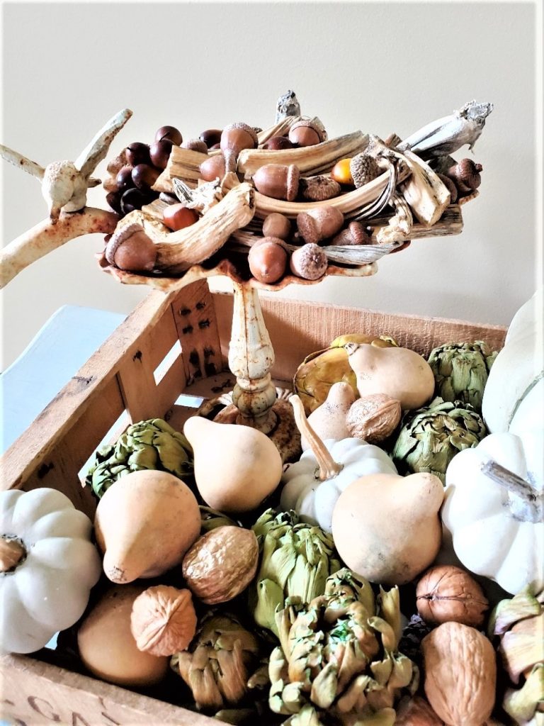 fall-tray-decor-gourds-pumpkin-stems