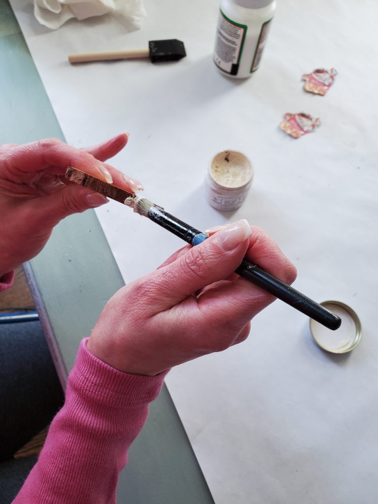 adding-white-wax-to-sides