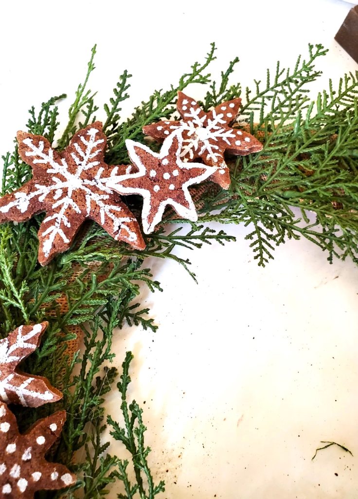 section-of-snowflakes