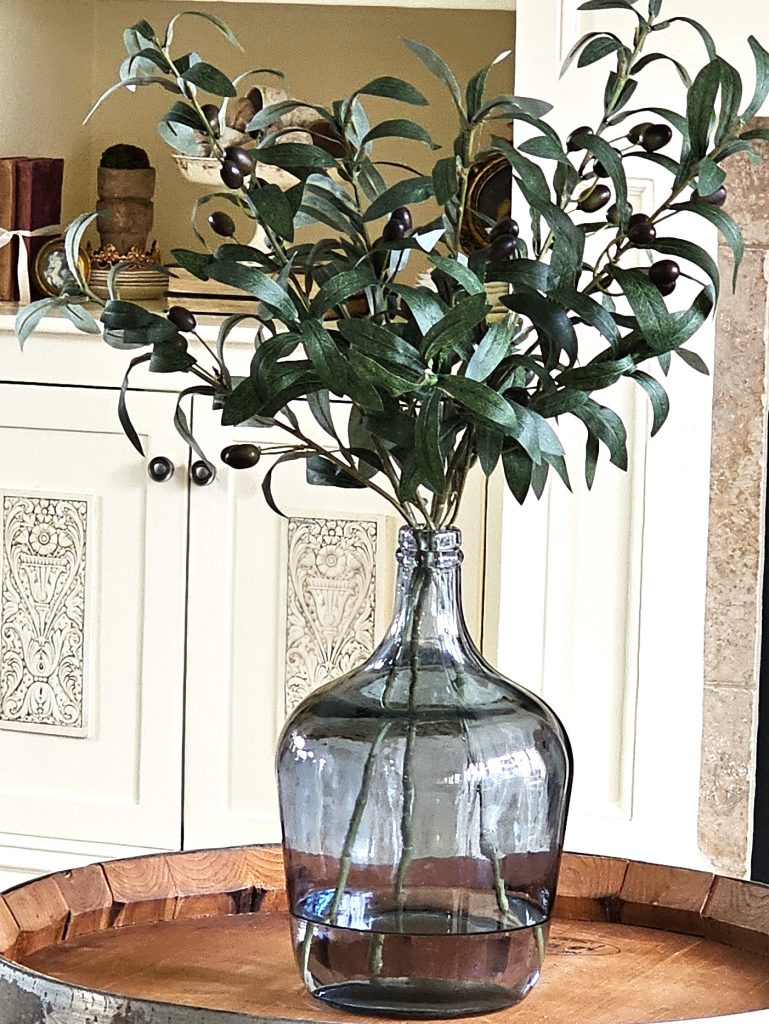 french-farmhouse-spring-home-tour-closew-up-blue-bottle