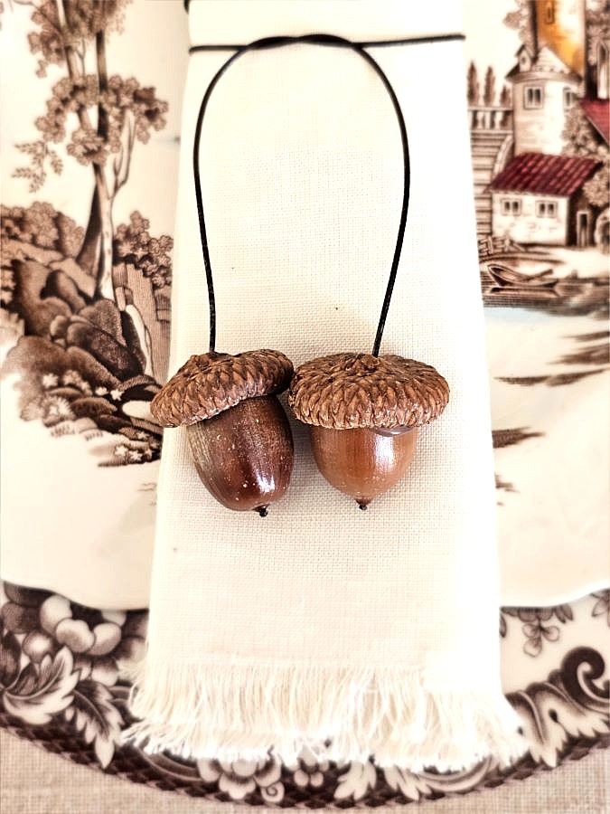 Acorn Napkin Rings Easy Fall DIY
