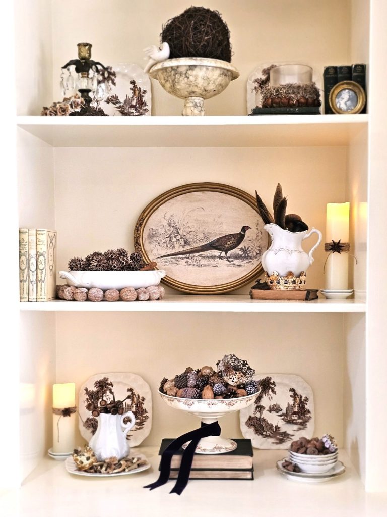 early-fall-decorating-ideas-for-a-cozy-home-now-bookcase