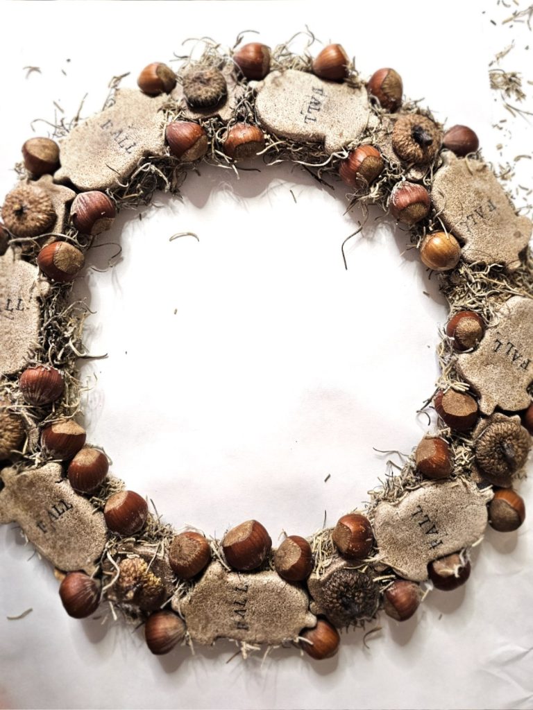 diy-fall-salt-dough-wreath-for-easy-cozy-decor-finished-wreath-before-hanging