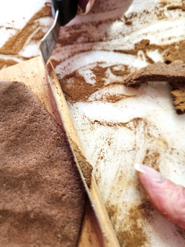 beginning-to-remove-dough