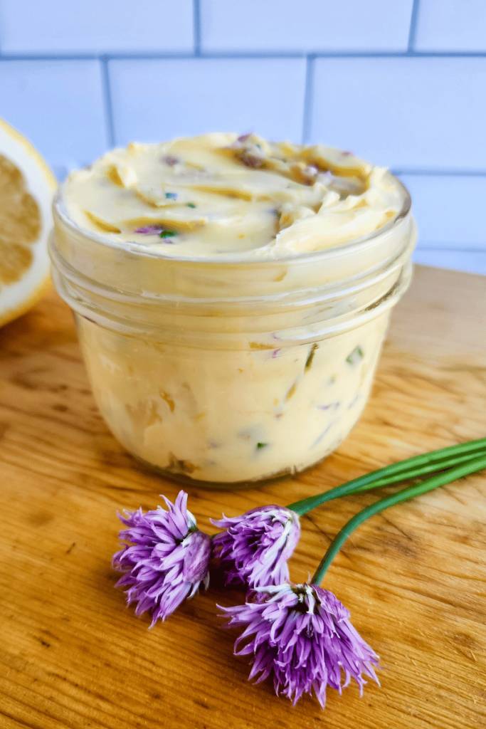 chive-blossom-butter