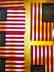 make-diy-vintage- spindle-american- flags-for-decor-flags-soaking-in-tea