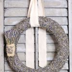 make-a-lavender-wreath-now-easy-decor-hanging-on-antique-shutter-with-ivory-ribbon-featured-image