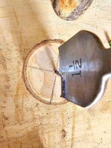 starting-to-drill-hole-in-holder-for-candles