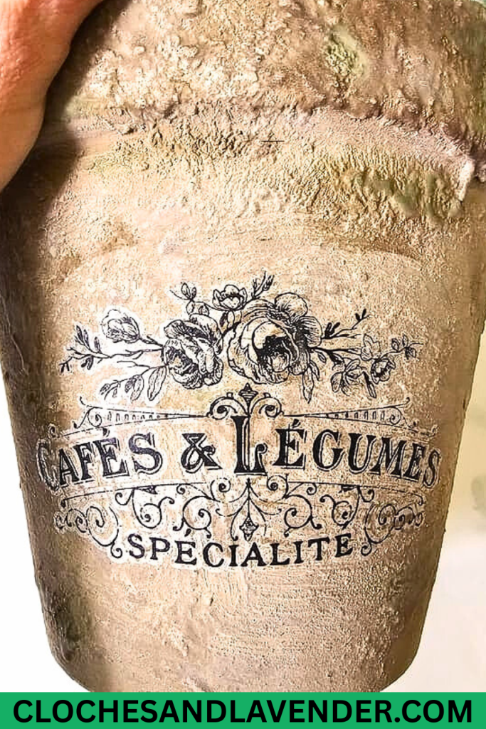 EASILY AGE TERRACOTTA POTS USING LIME PIN